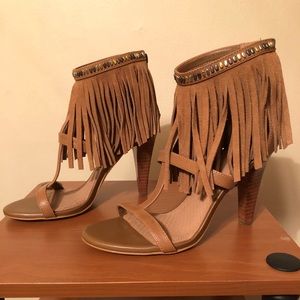 Heeled Sandals w/ Tassels